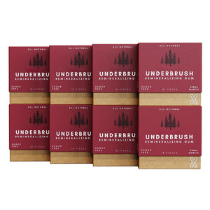 Underbrush Remineralizing Chewing Gum featuring Nano-Hydroxyapatite