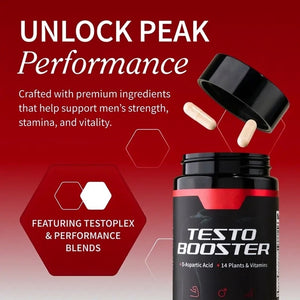 Ultimate Men's Health Trio - Testo Booster + Prostate Health + Nitric Oxide Booster - Supports Testosterone Production - D-Aspartic Acid & 14 Plants - 3rd Party Tested - Boost Blood Flow & Stamina - Muscle Mass & Performance Booster