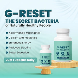 Gut & Metabolic Support | Probiotics Akkermansia & Bifidobacterium Breve | Riboflavin B2, Mangosteen