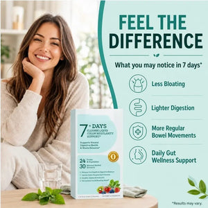 7-Day Sugar-Free Natural Liquid Digestion Supplement with Akkermansia Probiotics, Orange Extract - G