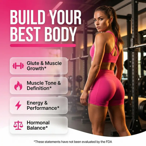Women's Creatine Monohydrate Powder with BCAAs, Collagen, Myo-Inositol, L-Glutamine, & More for Optimal Wellness & Beauty Support – Shelf Builder