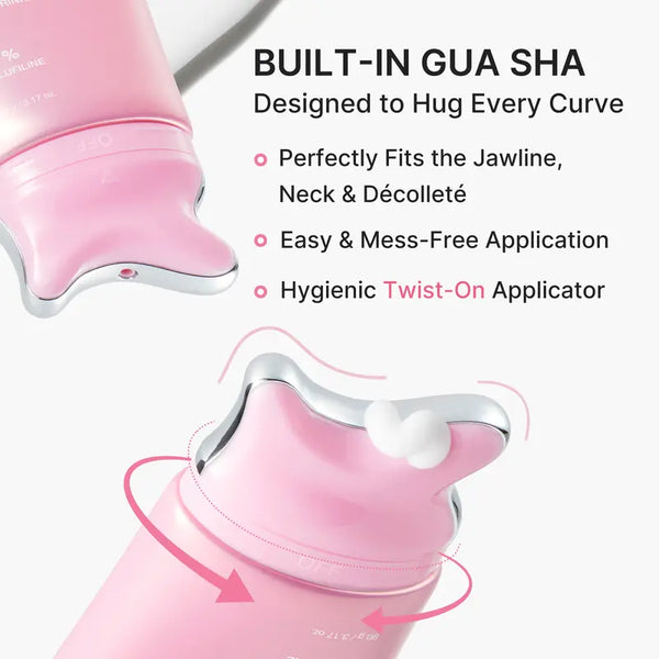 PDRN Collagen Gua Sha Neck Wrinkle Cream for Wrinkles, Firming & Fine Lines
