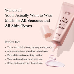 No Cast Just Glow Collagen Sunscreen SPF 50 – Hydrating UV Protection
