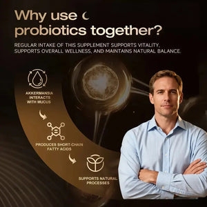 Daily Gut Balance Probiotic Capsules with Akkermansia – Digestive & Immune Support for Everyday Well