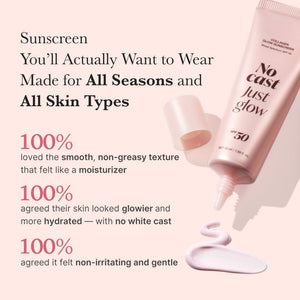 No Cast Just Glow Collagen Sunscreen SPF 50 – Hydrating UV Protection