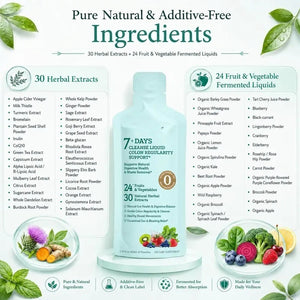 7-Day Sugar-Free Natural Liquid Digestion Supplement with Akkermansia Probiotics, Orange Extract - G