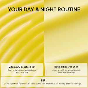 Booster Shot Skin Renewal Duo with Vitamin C and Retinal for Brightening