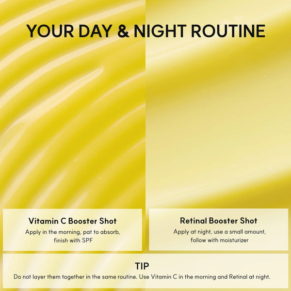 Booster Shot Skin Renewal Duo with Vitamin C and Retinal for Brightening