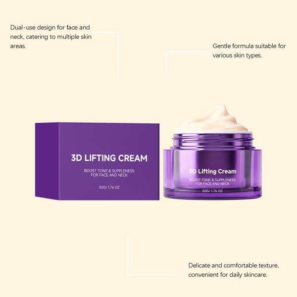 3D Lifting Cream with Peptides for Wrinkles & Fine Lines