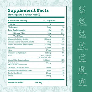 7-Day Sugar-Free Natural Liquid Digestion Supplement with Akkermansia Probiotics, Orange Extract - G