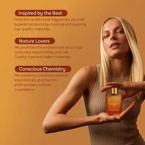 Luxury Honey Oud & Vanilla Perfume Combo | Unisex Eau De Parfum Gift Set | Long Lasting Floral, Spicy & Musky Fragrances | 2 x 100ml | Premium, Elegant & Cruelty-Free Perfume Duo