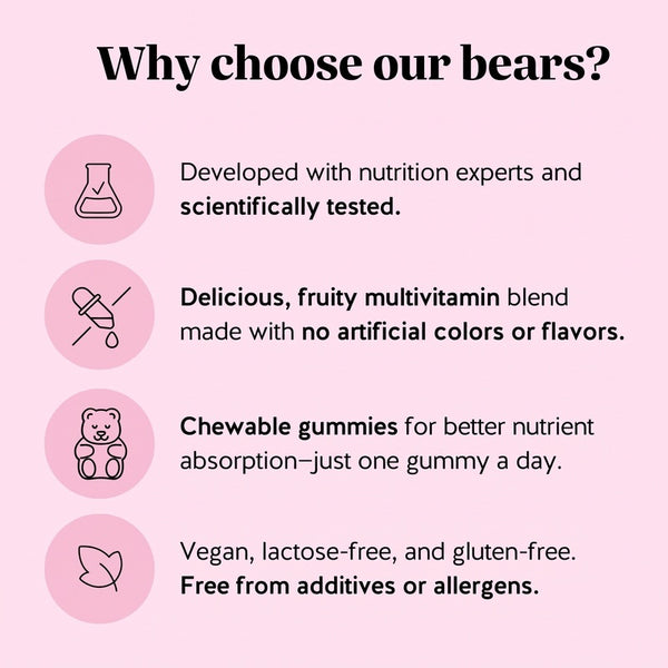 Biotin Gummies for Hair Growth, Skin & Nails – 5000 mcg Biotin + Vitamins C & E + Zinc - 30 Gummies - Vegan Wild Berry Flavor - 1 Month Supply