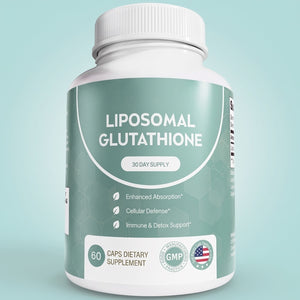 Liposomal Glutathione Capsules – Skin Glow, Immune & Detox Support (60 Count)
