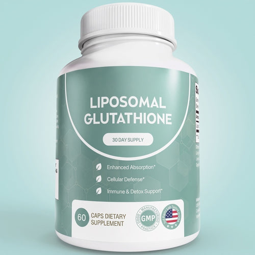 Liposomal Glutathione Capsules – Skin Glow, Immune & Detox Support (60 Count)
