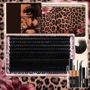 280Pcs Thick Lash Clusters 260D Dramatic Lash Clusters 14 24mm Mega Volume Cluster Eyelash Extensions D Curl Fluff Individual Lash Clusters with Soft Thin Band Professional Salon Lash Extensions Look Ultra Dense & Long Extensions Empress Look
