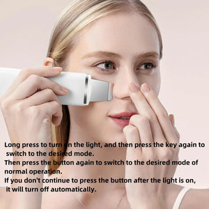 Rechargeable Ultrasonic Skin Scrubber with Vibration Massage, USB