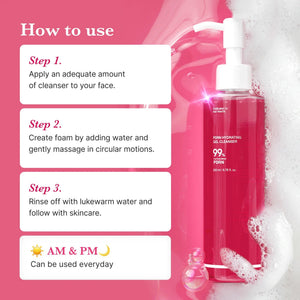 PDRN Pink Gel Cleanser for Blackheads, Pores and Skin Barrier