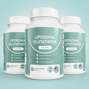 Liposomal Glutathione Capsules – Skin Glow, Immune & Detox Support (60 Count)