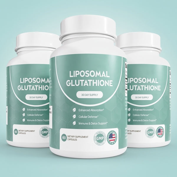 Liposomal Glutathione Capsules – Skin Glow, Immune & Detox Support (60 Count)