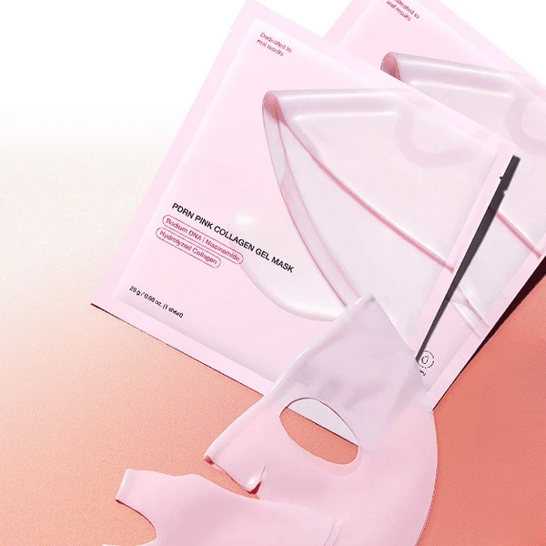 PDRN Pink Collagen Gel Mask featuring Salmon DNA for Radiant, Luminous Skin