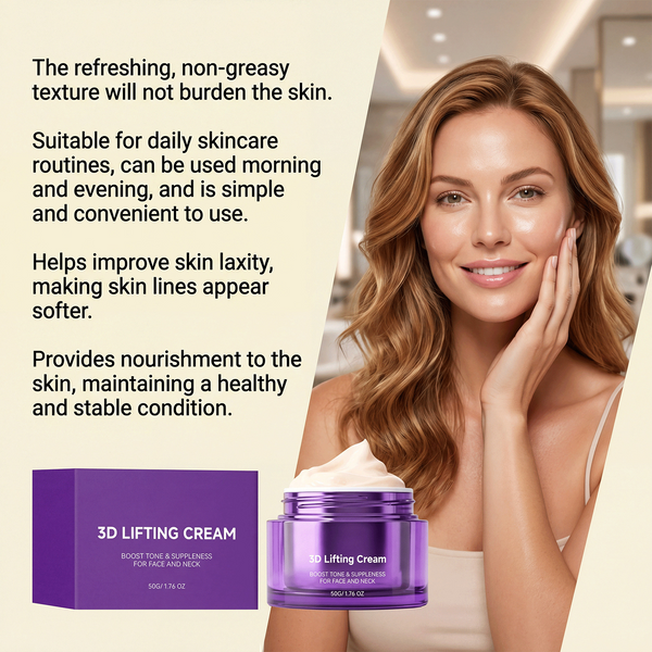 3D Lifting Cream with Peptides for Wrinkles & Fine Lines