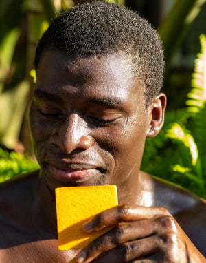 Lemon Turmeric & Kojic Acid Brightening Bar Soap for Dark Spots and Even Skin