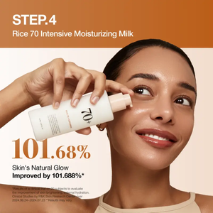 Korean Rice Glass Skin 4 Step Routine for Hydration, Glow and Skin Barrier