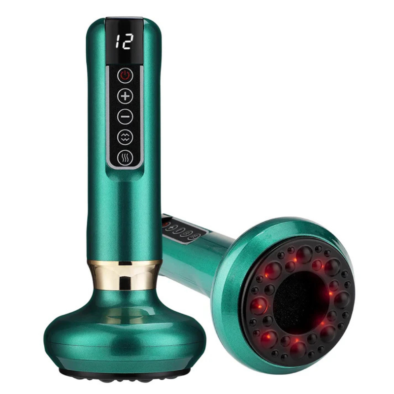 Heated Cupping Body Massager with Suction and Heat, Cordless