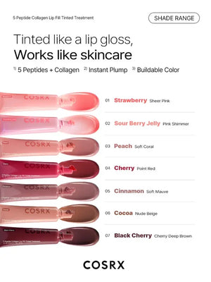 Skincare-Grade Lip Care with 5 Peptides, Collagen & Ceramide Set