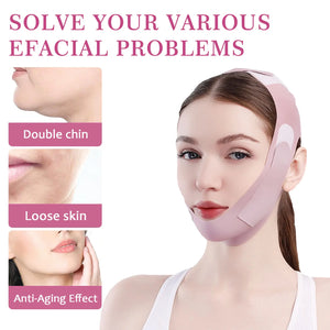 Graphene V-Line Mask, Chin Up Face Lifting Strap for Jawline