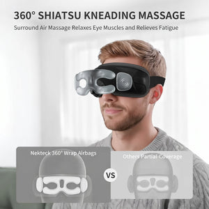 Eye Massager with Heat & Bluetooth Music, 5 Modes for Relaxation