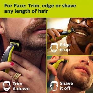 360 Face Electric Trimmer and Shaver, Stainless Steel, Wet & Dry