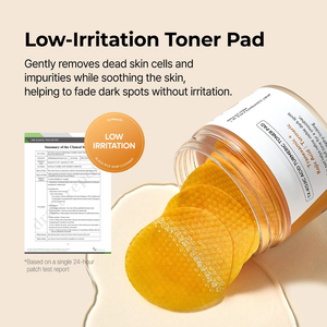 Kojic Acid Turmeric TX Toner Pads for Dark Spots and Uneven Skin Tone