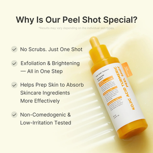 Kojic Acid Turmeric Peel Shot for Blackheads and Dull Skin