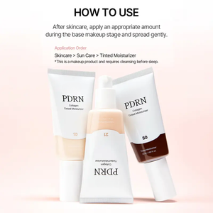 PDRN Collagen Tinted Moisturizer for Hydration, Even Tone & Radiance