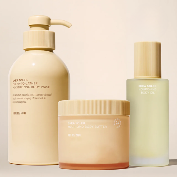 Body Rituals Set with Shea Butter and Ceramides for Dry Skin