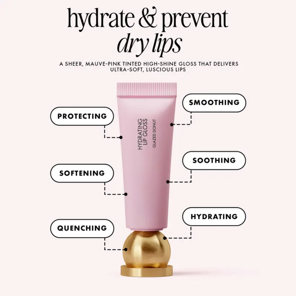 Hydrating Lip Gloss with Hyaluronic Acid for Softer, Plumper-Looking Lips
