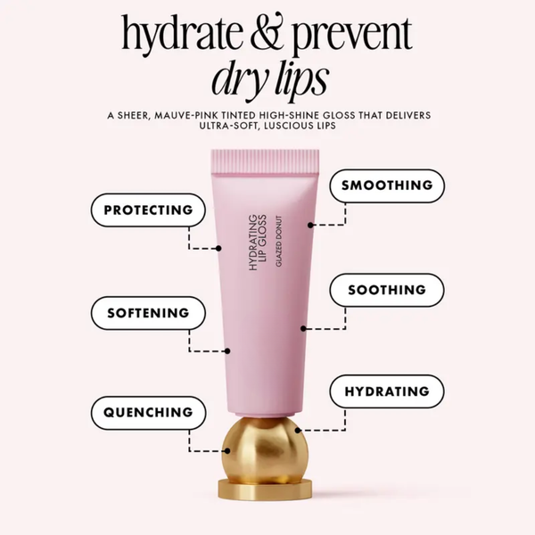 Hydrating Lip Gloss with Hyaluronic Acid for Softer, Plumper-Looking Lips