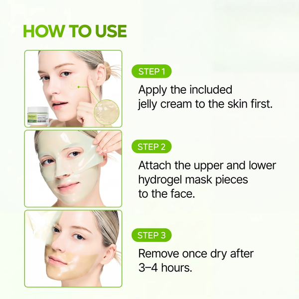 Cactox De-Puffing Pore Tox Mask Set with Caffeine for Puffiness and Pores