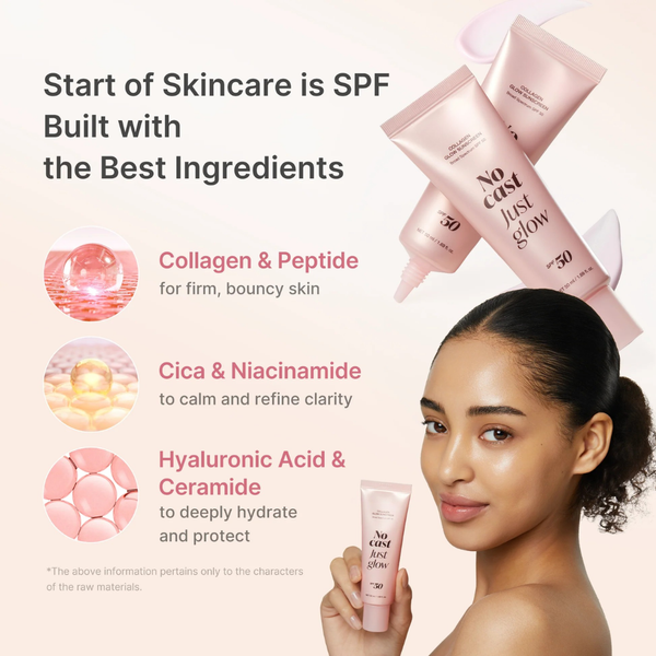 No Cast Just Glow Collagen Sunscreen SPF 50 for Face and Daily Glow