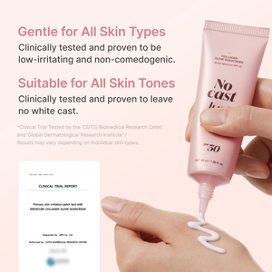 No Cast Just Glow Collagen Sunscreen SPF 50 for Face and Daily Glow