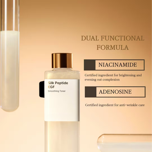 Silk Peptide EGF Smoothing Toner for Hydration, Fine Lines and Glow