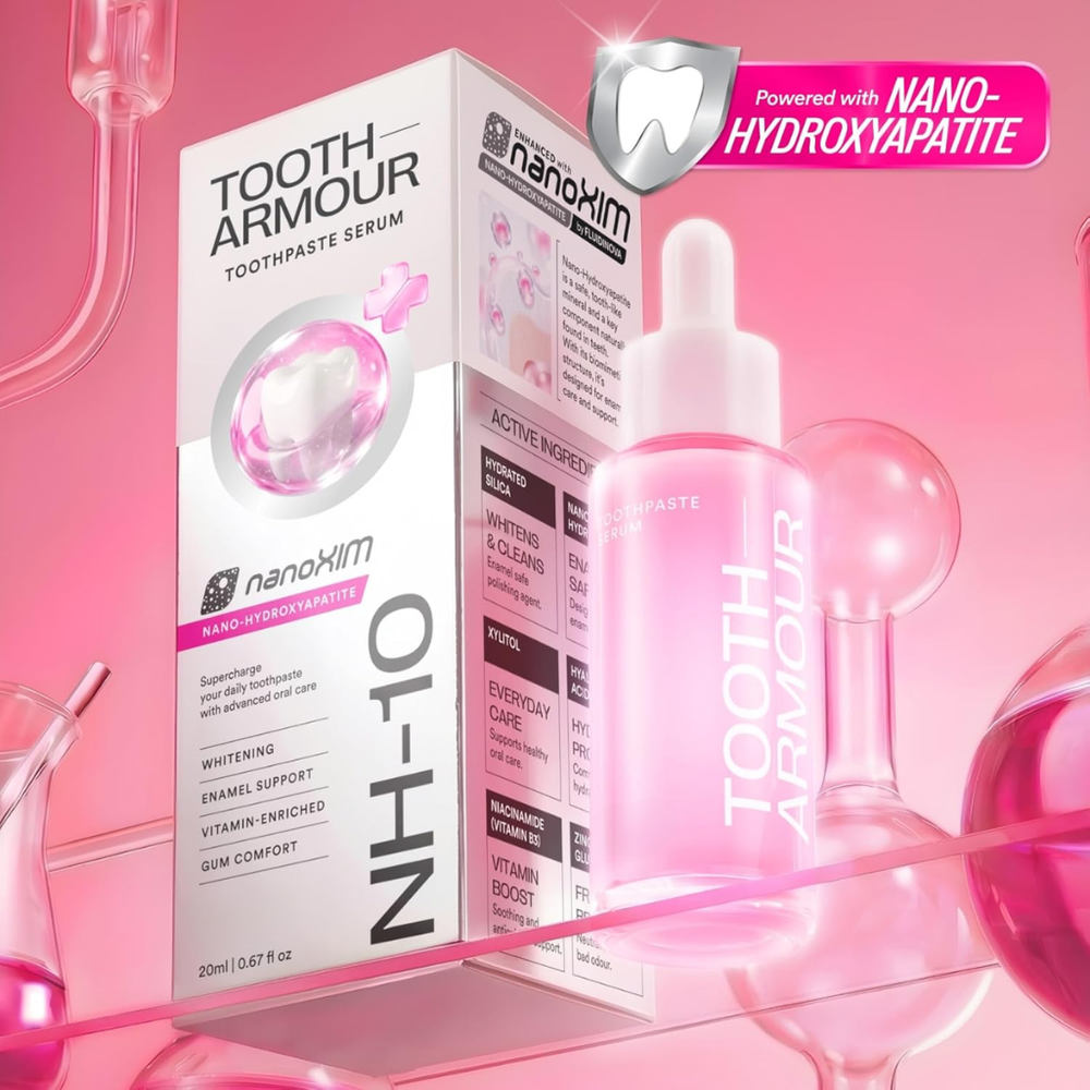 Tooth Armour Nano Hydroxyapatite Toothpaste for Enamel Support and Whitening
