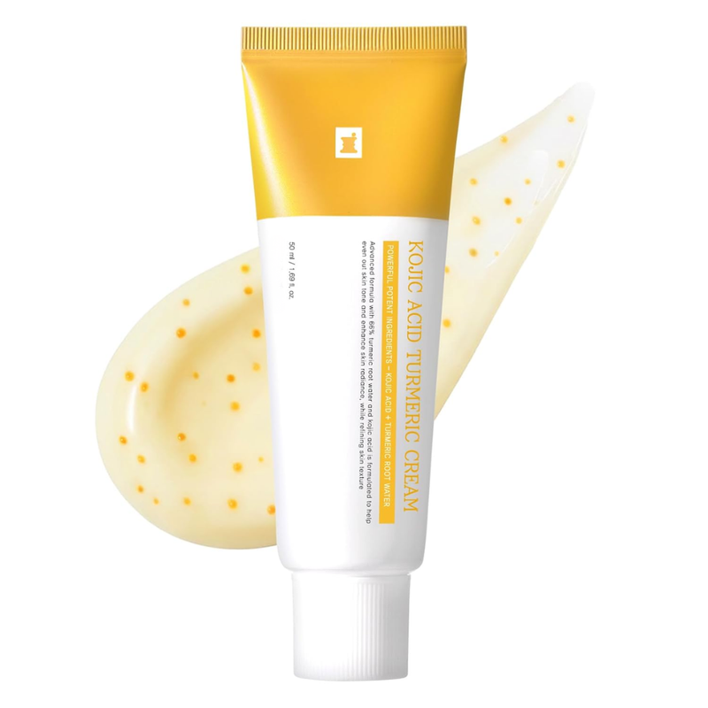 Kojic Acid Turmeric Cream for Dark Spots and Even Skin Tone