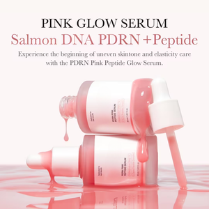 PDRN Pink Peptide Serum with Salmon PDRN for Glass Skin and Glow