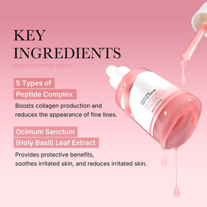 PDRN Pink Peptide Serum with Salmon PDRN for Glass Skin and Glow