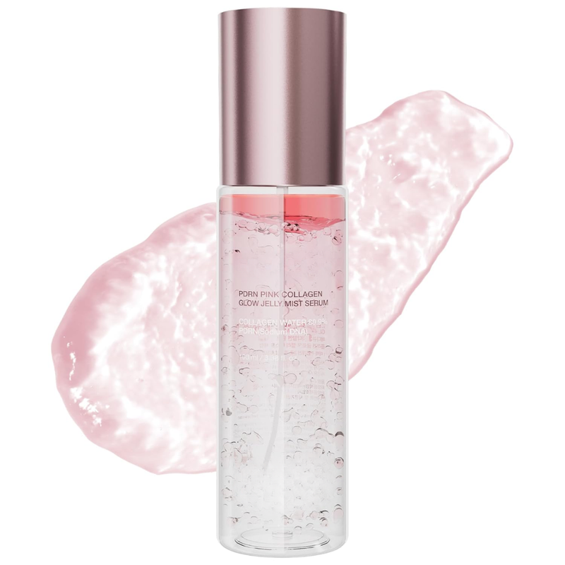 Jelly Mist Serum with Pink PDRN Collagen for Hydration and Glow