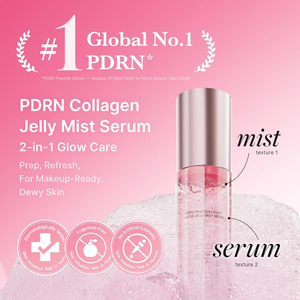 Jelly Mist Serum with Pink PDRN Collagen for Hydration and Glow