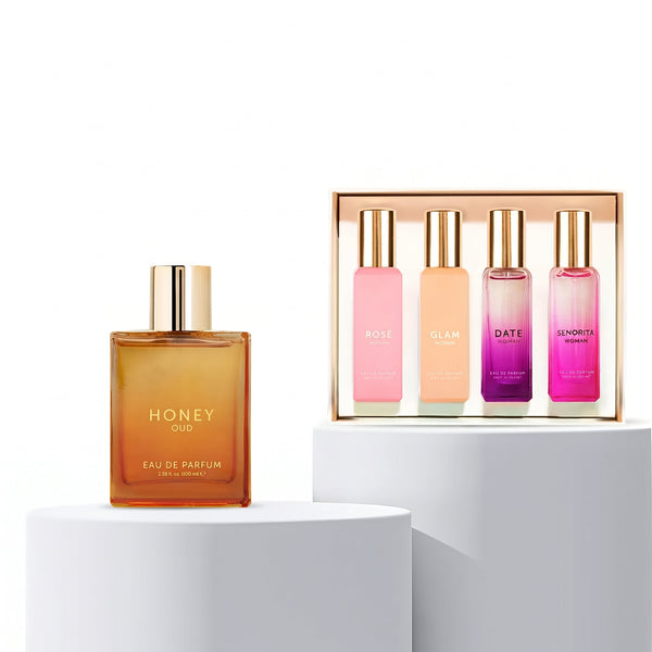 Midnight Mischief Honey Oud EDP + 4x20ml Mini Perfumes Set