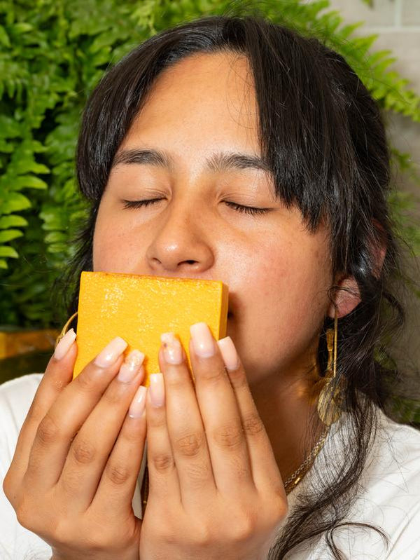 Lemon Turmeric & Kojic Acid Brightening Bar Soap for Dark Spots and Even Skin